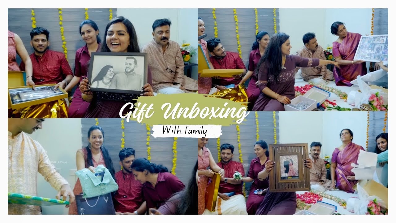EP-6 #Wedding gift opening|| Wedding series || Meenu Lakshmi ♥️