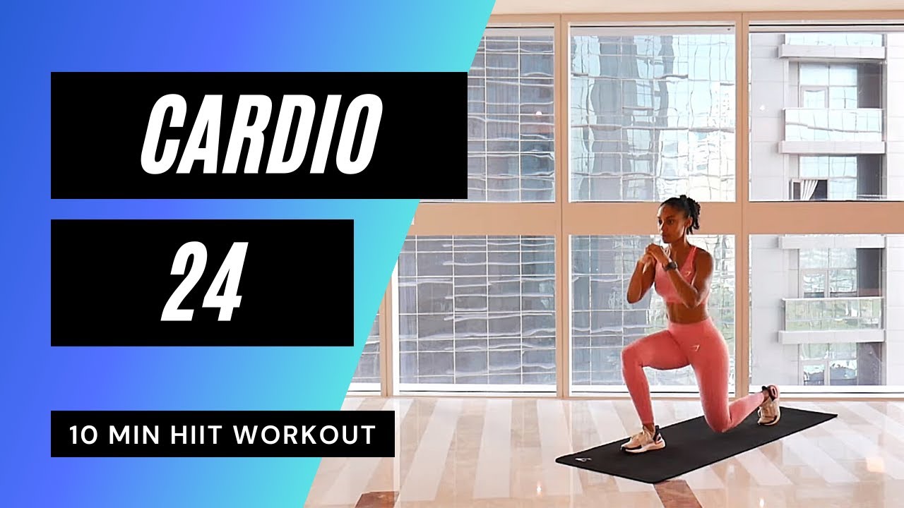 10 MIN CARDIO HIIT WORKOUT // Intense Calorie Burn | MrandMrsMuscle