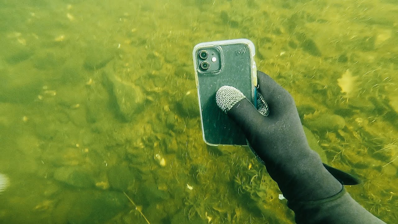 Recovered an iPhone 12 after a day underwater! (and it still worked!)