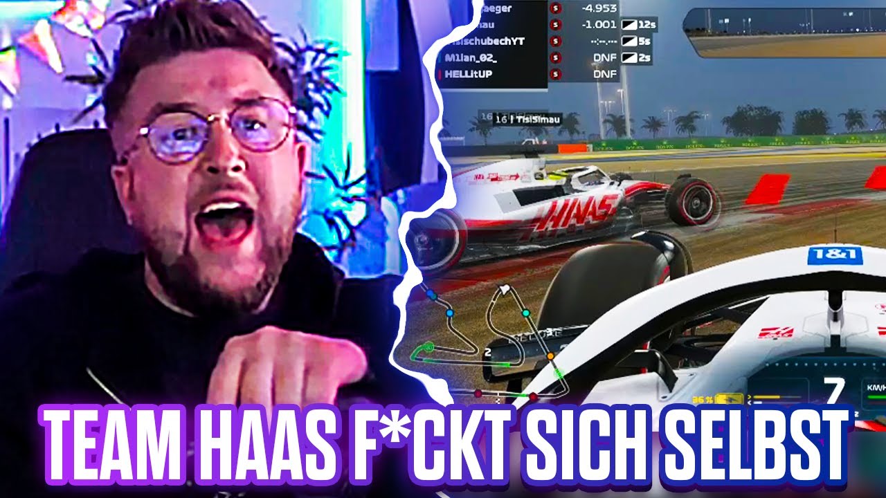 TEAM HAAS F*CKT sich WIEDER SELBST 🤣 bei F1 mit BROSKI 😂 Tisi Schubech Stream Highlights