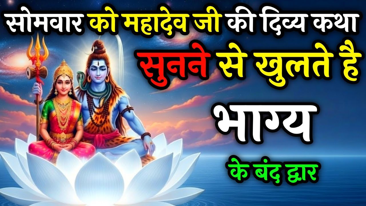 सोमवार के दिन शिव जी की कथा सुनने से खुलते हैं भाग्य के द्वार | Somvar Vrat Katha