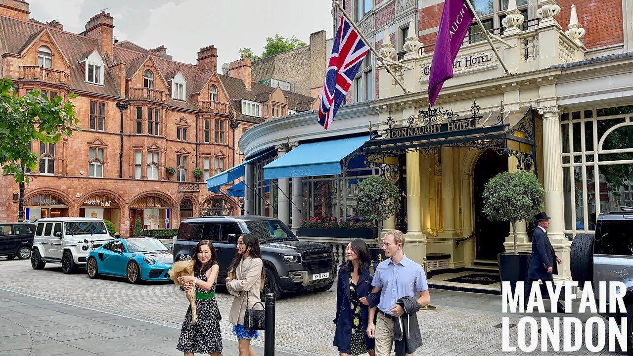 London Summer Walk | Most Expensive Neighborhood in London MAYFAIR Posh area in Central London