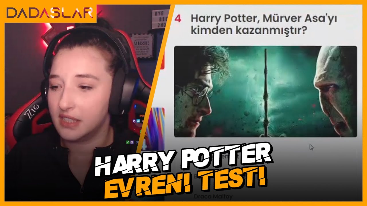 Pqueen - Harry Potter Evrenine Ne Kadar Hakimsin Testi Çözüyor (ZOR)