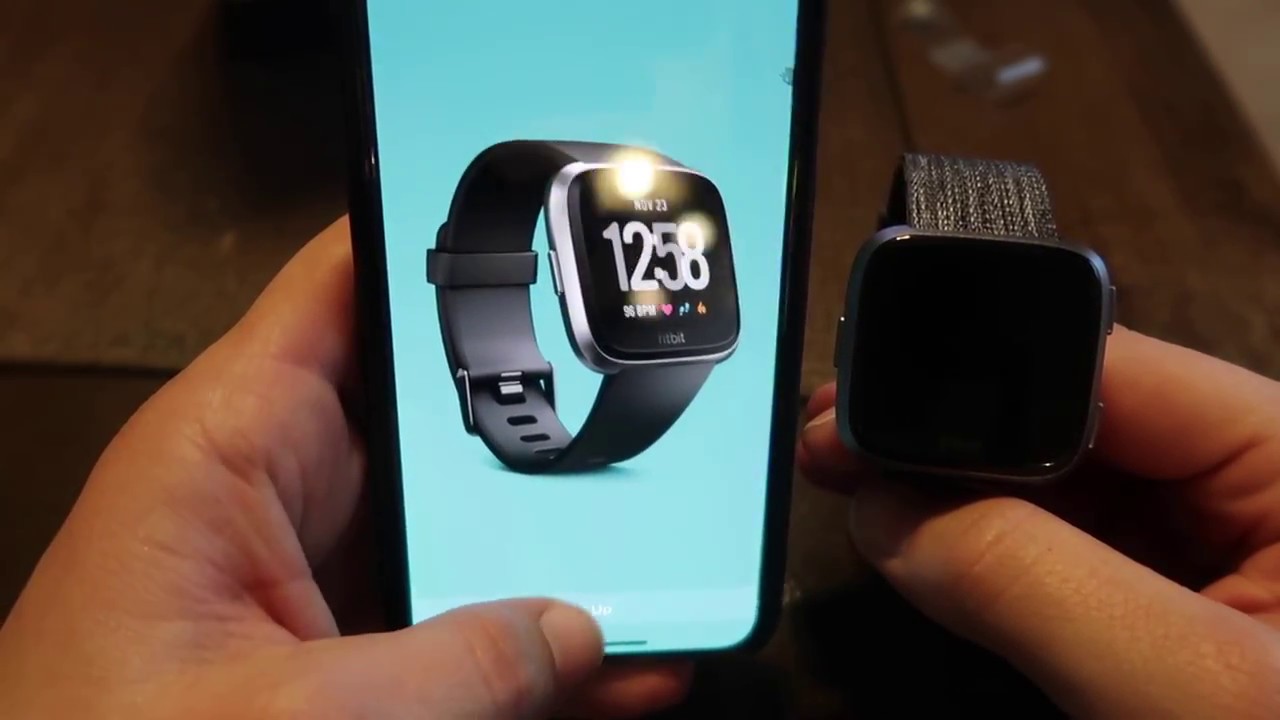 Fitbit Versa Special Edition Set Up Process