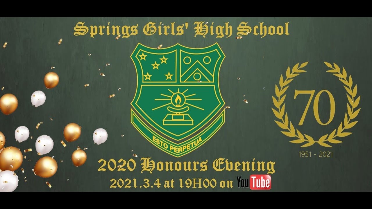 SGHS Virtual Honours Ceremony