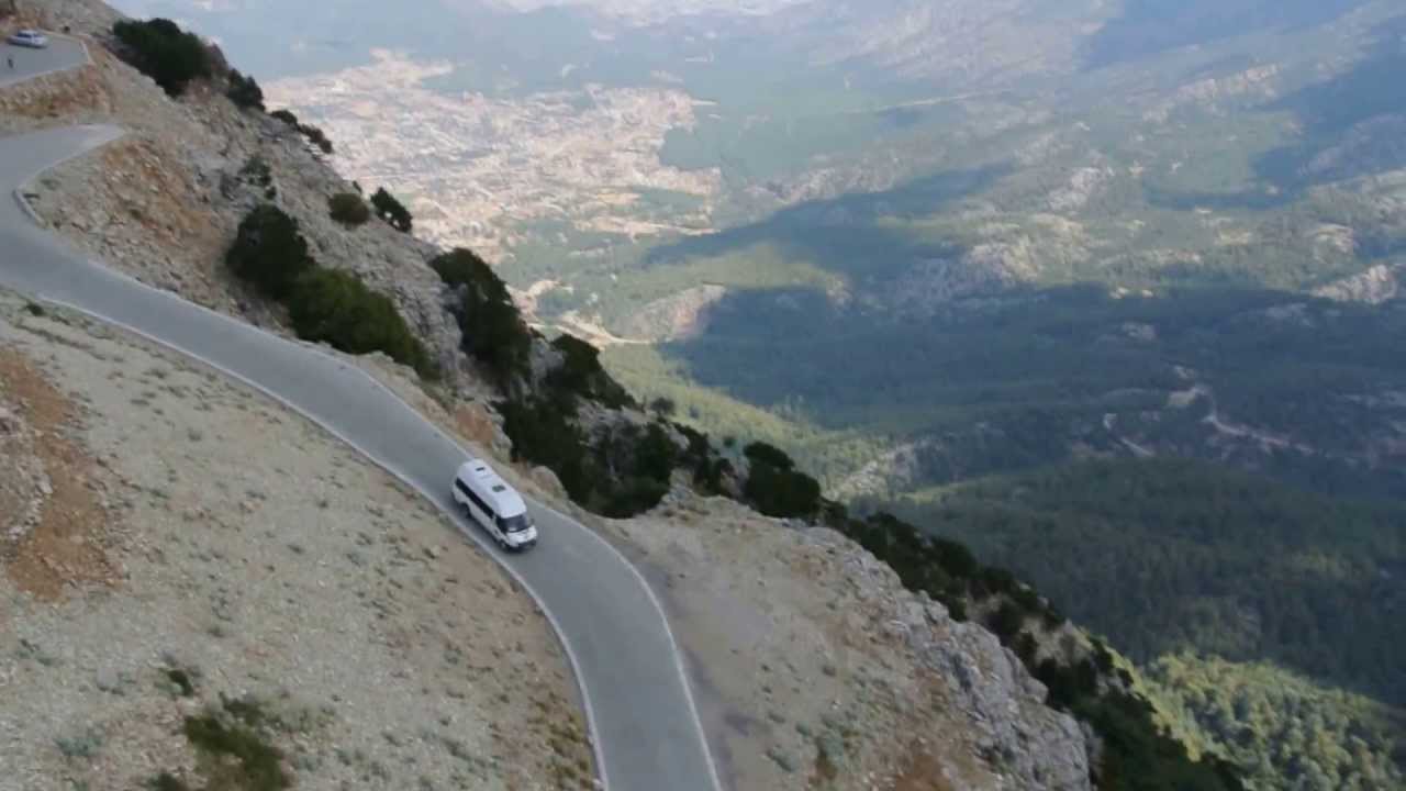 Paragliding Takeoff from Babadag Mountain, Olu Deniz, Turkey July2013