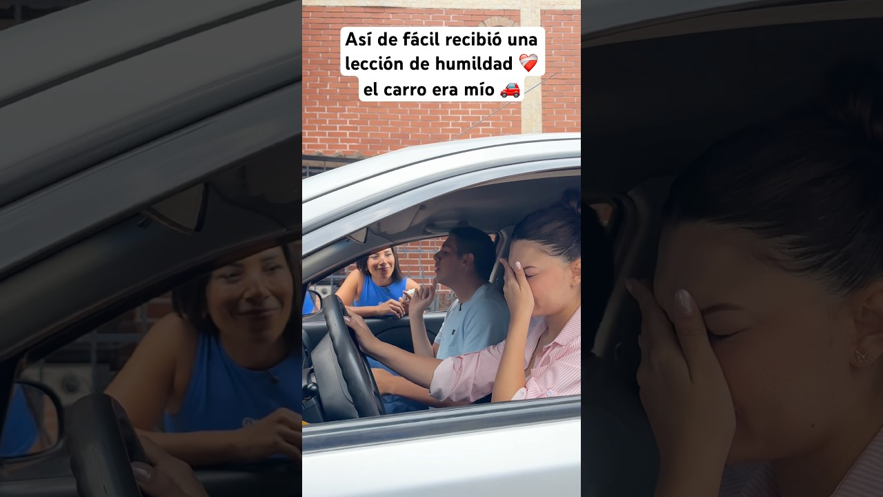 Así de fácil recibió una lección de humildad 🚗 #suscribete #siguemeparamascontenido #humildad