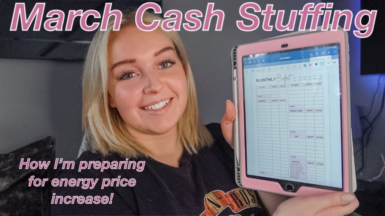 MARCH CASH STUFFING! | How I'm Budgeting For Energy Increases