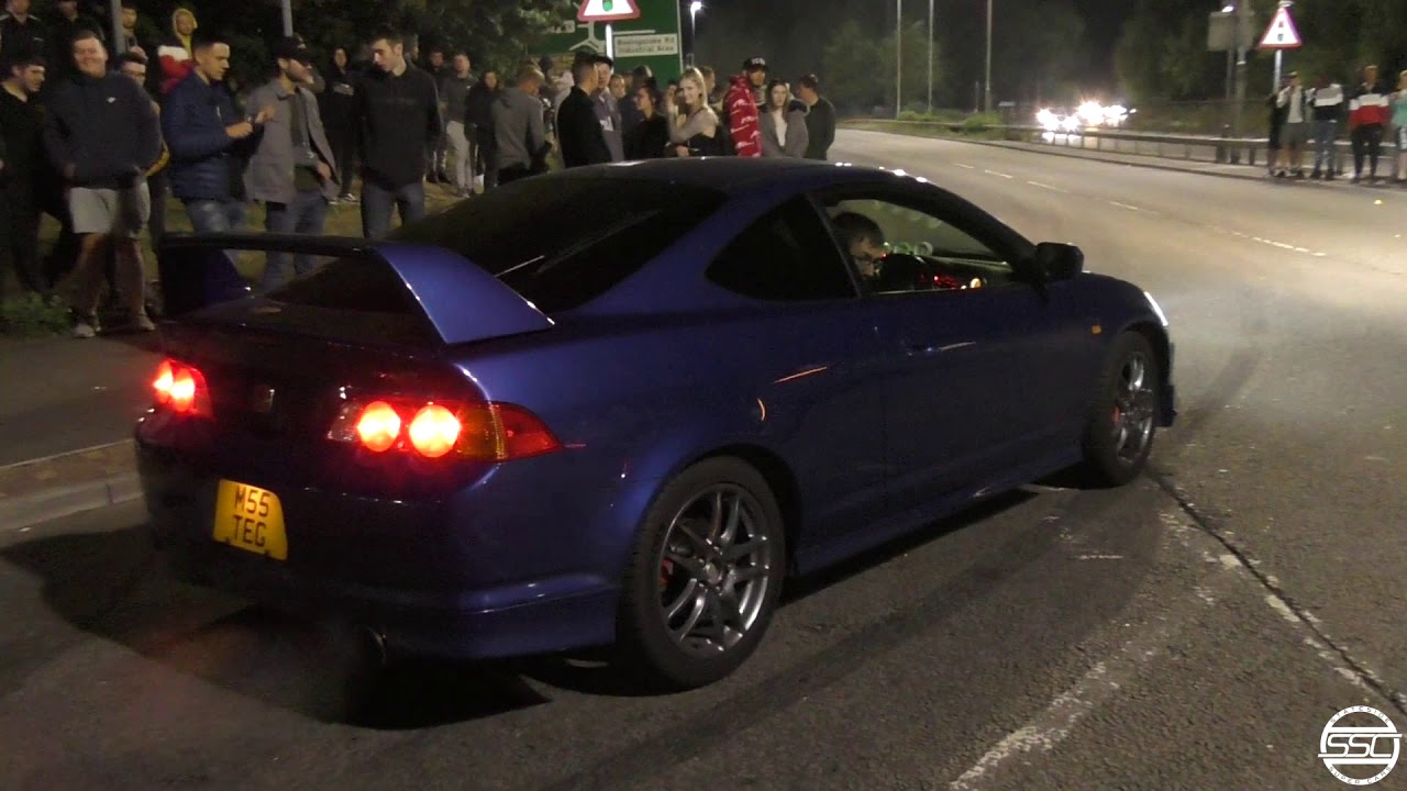 Honda Integra DC5 TURBO- Wicked Sounds at Car Meet!