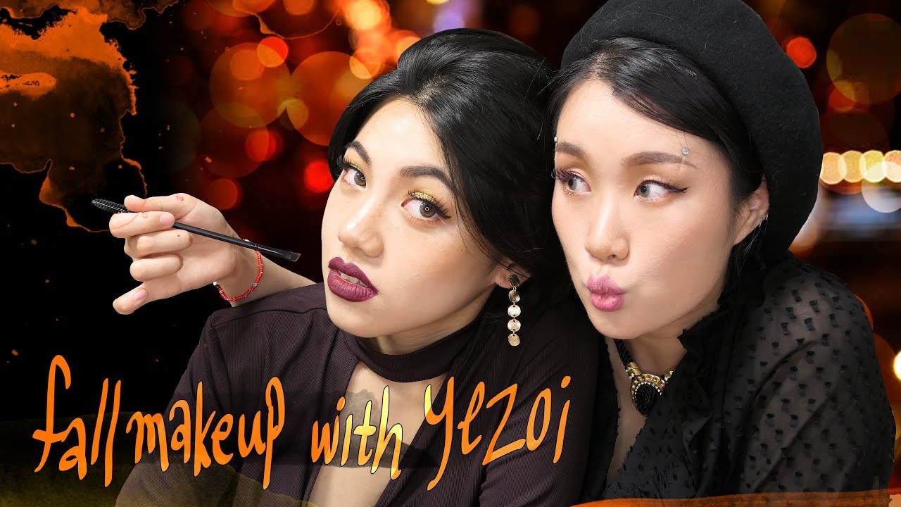 [챠밍포인트] 예지와 함께한 가을 메이크업! Gold point Burgundy Makeup