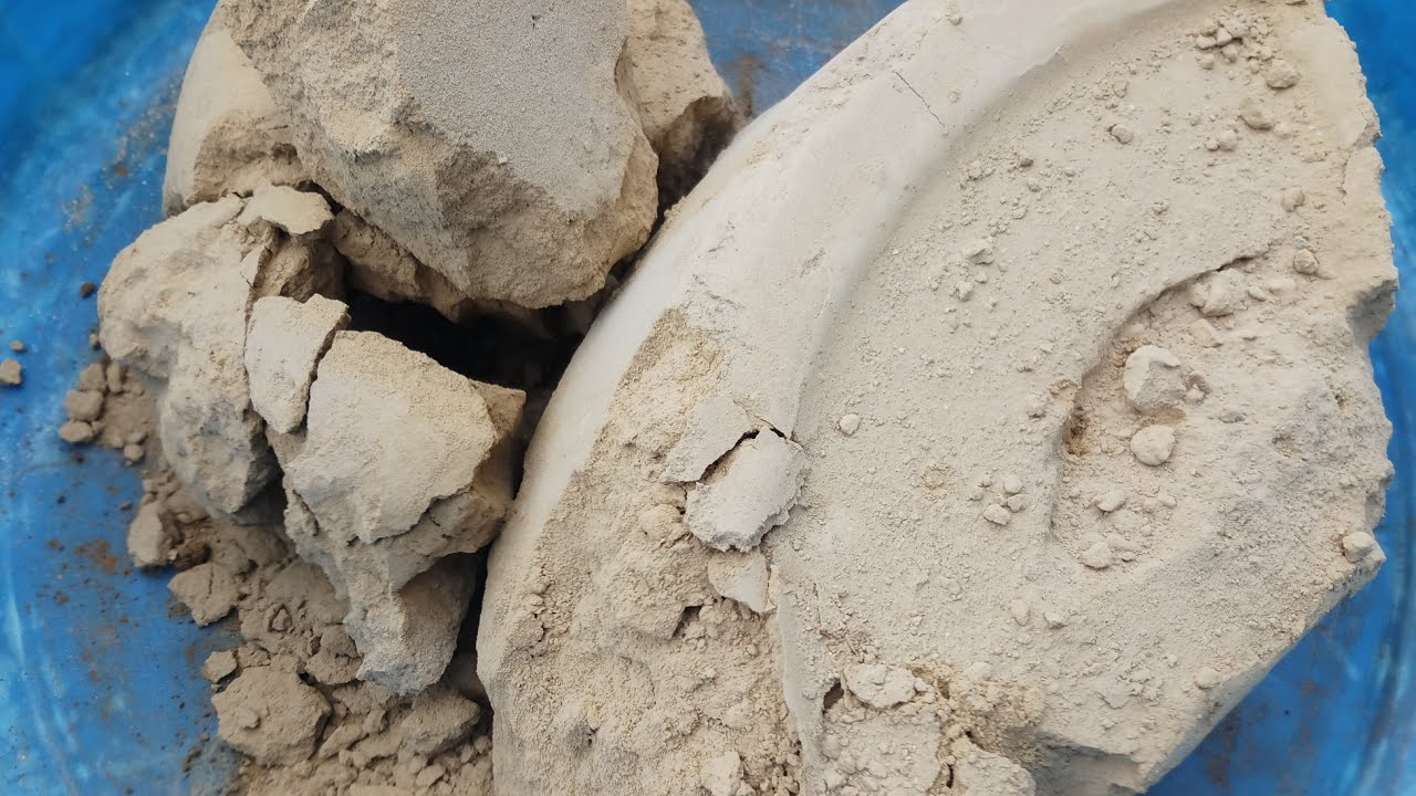 Pure Mud Texture Dusty Crumbling DRY WET 💦 PASTE PLAY 🤤@softnoiseasmr