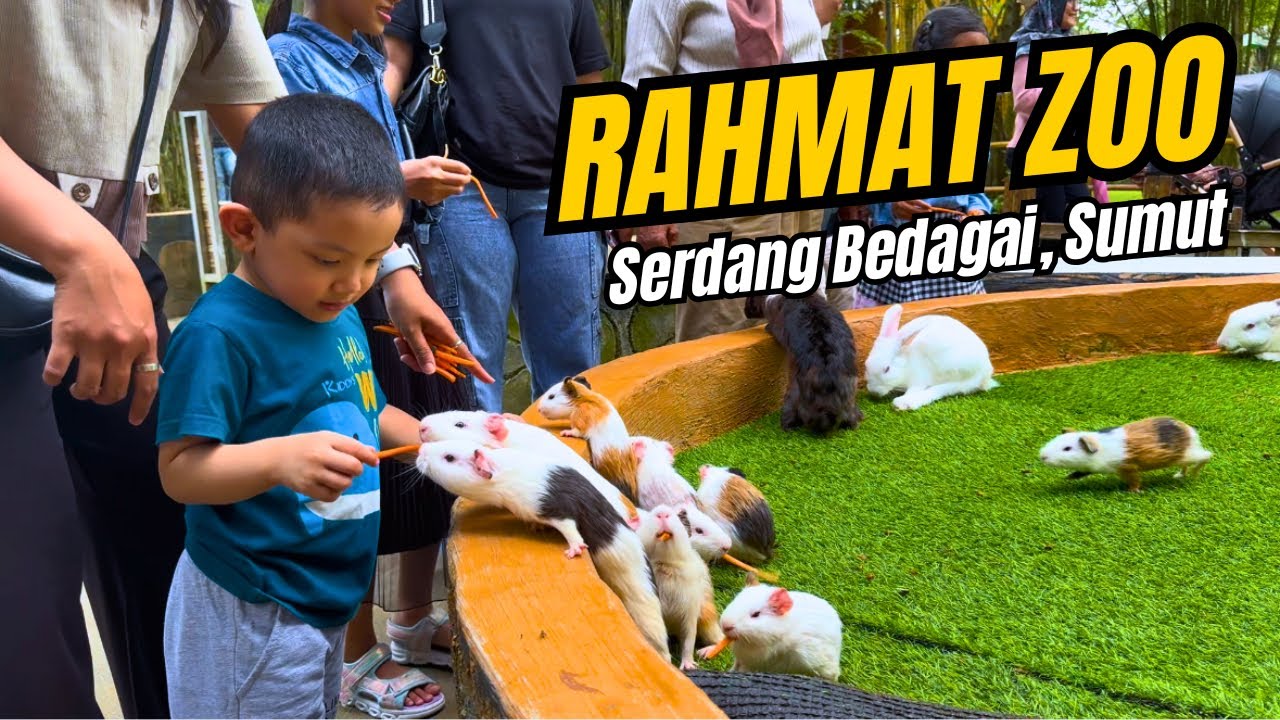 RAHMAT ZOO & PARK - Serdang Bedagai | Raisha Rania Razka Revania Jalan Jalan