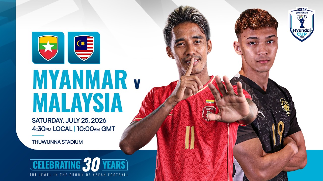 LIVE | Myanmar (MYA) vs Malaysia (MAS) | ASEAN Hyundai Cup&trade; 2026 Group Stage