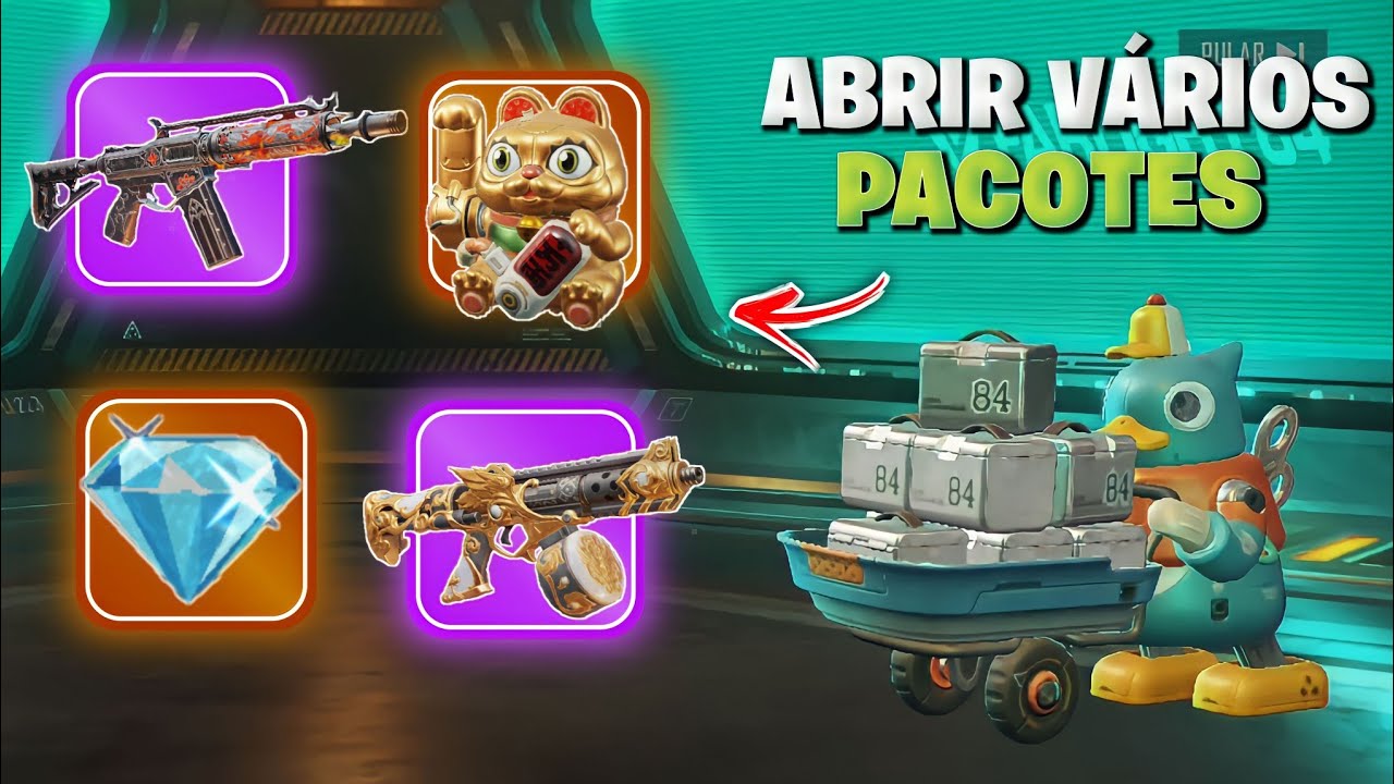 ABRIR VÁRIAS CAIXAS E GASTEI DIAMANTES NA ROLETA DO FARLIGHT 84 🎰