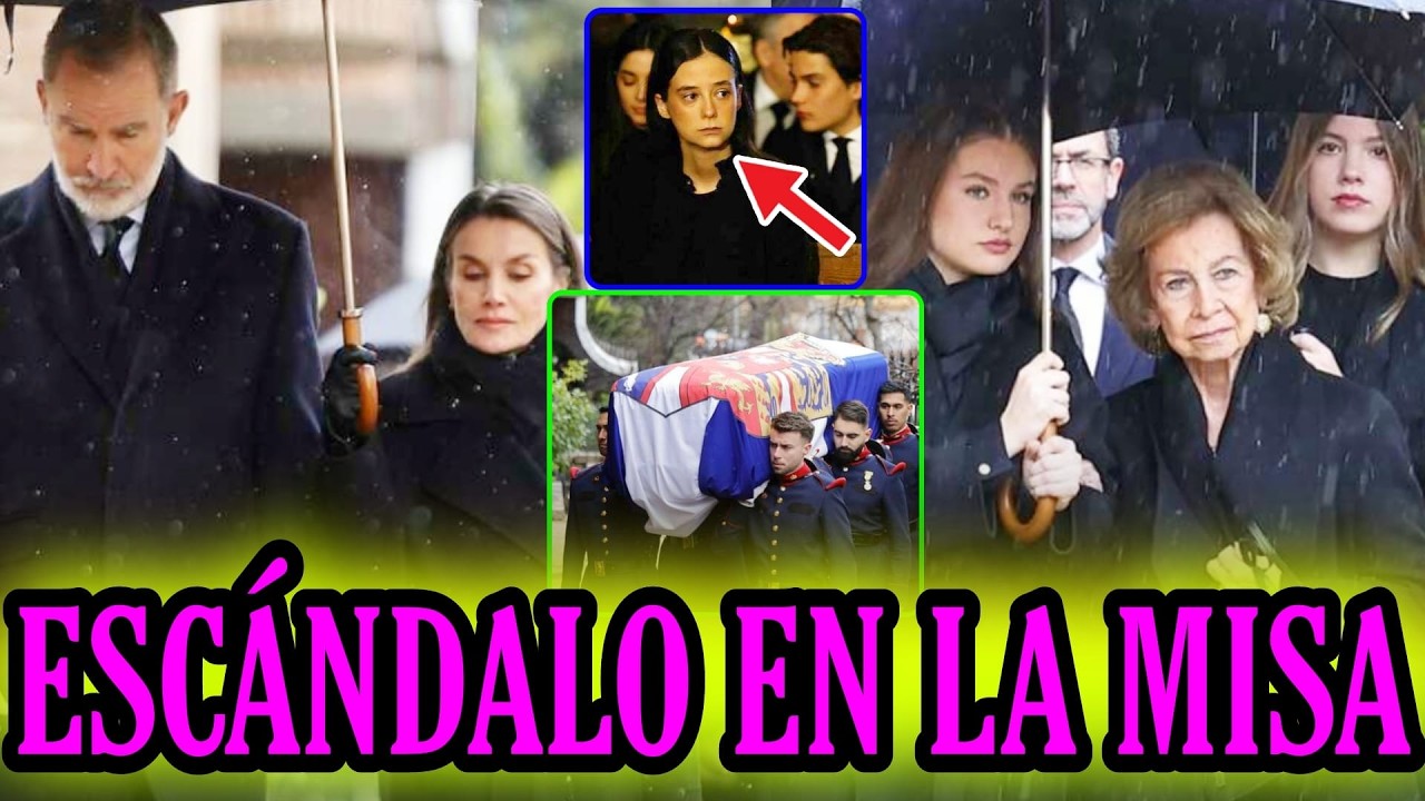 🚨ÚLTIMO ADIÓS a Irene de Grecia y CARAS LARGAS de Letizia y Felipe en el FUNERAL con su FAMILIA