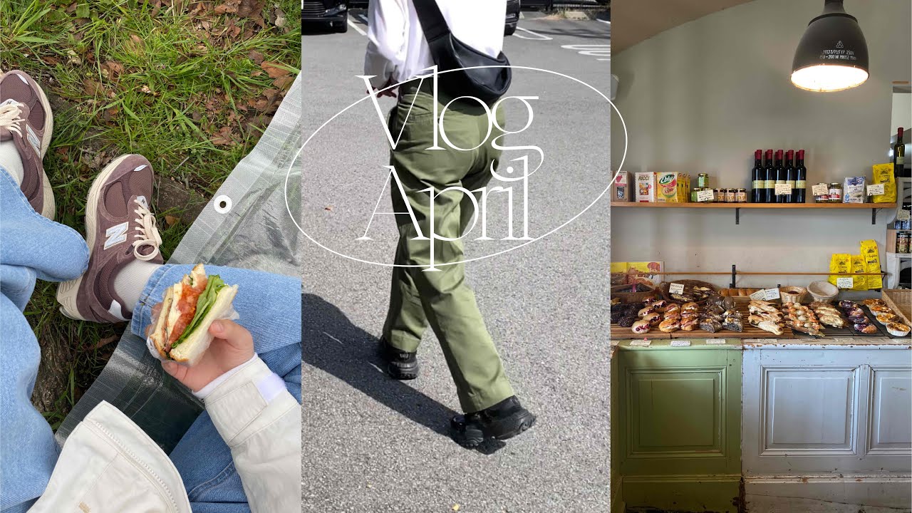 [VLOG]春がやってきた_新しい服着てお出かけ.雑貨屋巡り,パン屋。