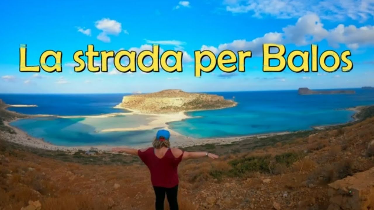 La strada per balos Creta Grecia 4K | iononcicasco