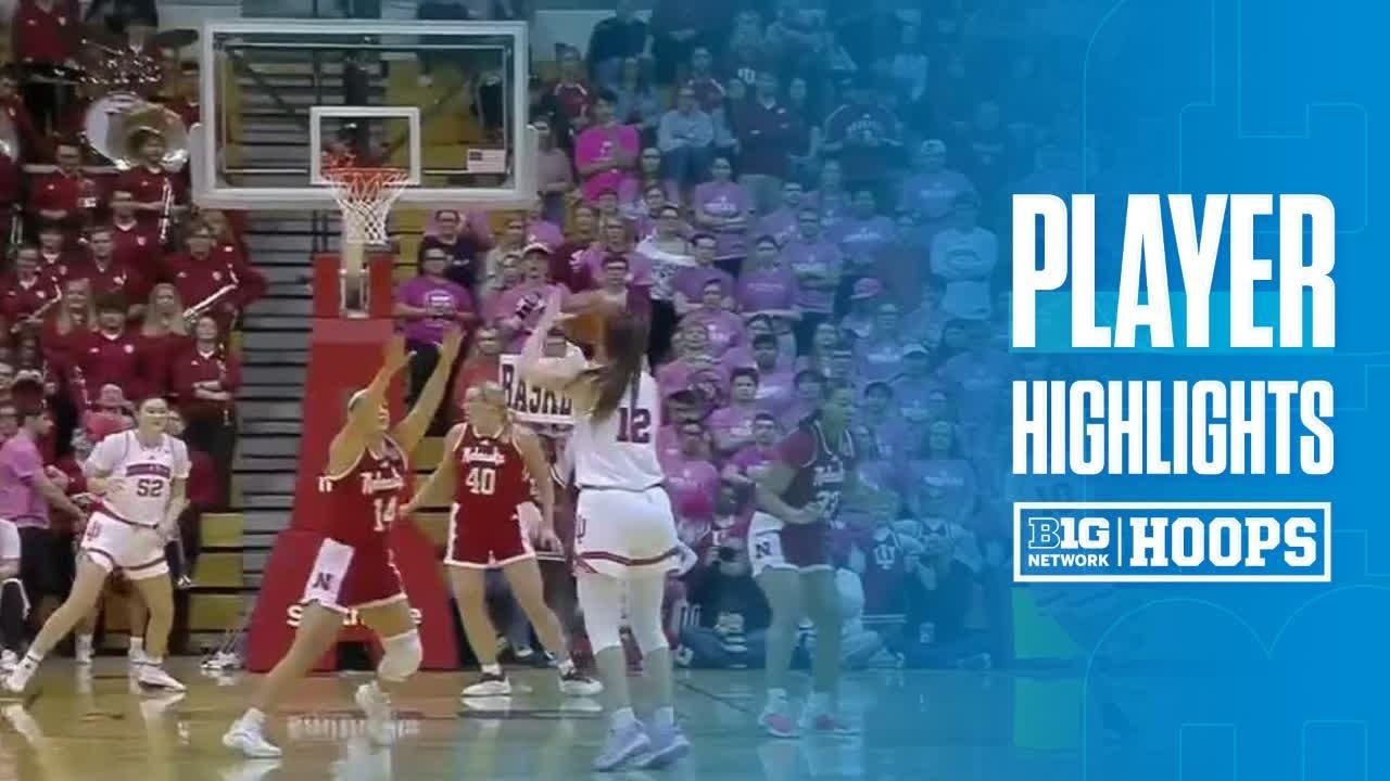 Yarden Garzon Highlights vs. Nebraska | Indiana Women's Basketball | 02/02/2025