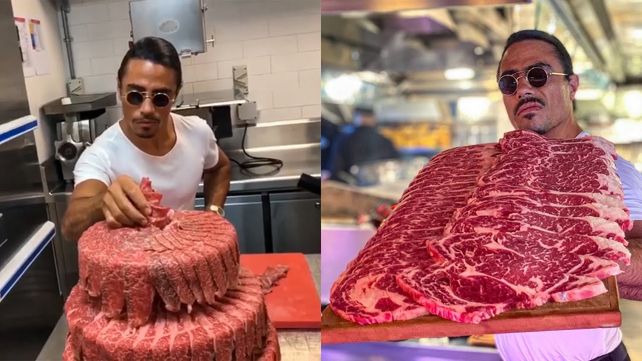 Salt Bae  Cutting The Best Meat In Nusret Steakhouse! #7 #nusr_et