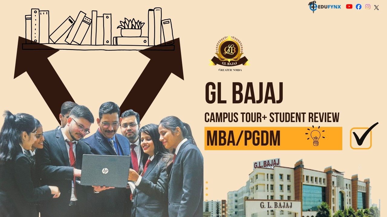 GL bajaj –Full Campus Review 2026 #glbajaj #pgdm #mba #btech #collegelife #ytshorts #shorts #edufynx