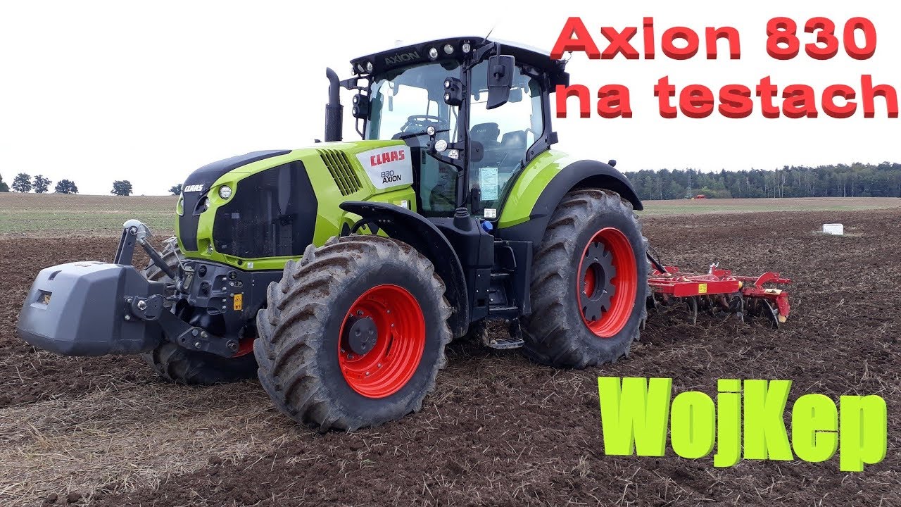 Test Claas Axion 830 z Cultusem. Czy 230 koni wystarczy???