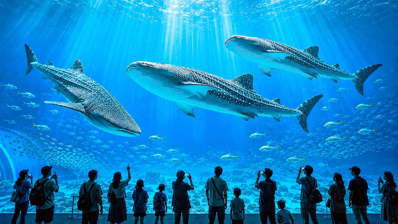 Osaka Aquarium Kaiyukan, Japan&rsquo;s Most Beautiful Aquarium | Full Tour (4K Video)