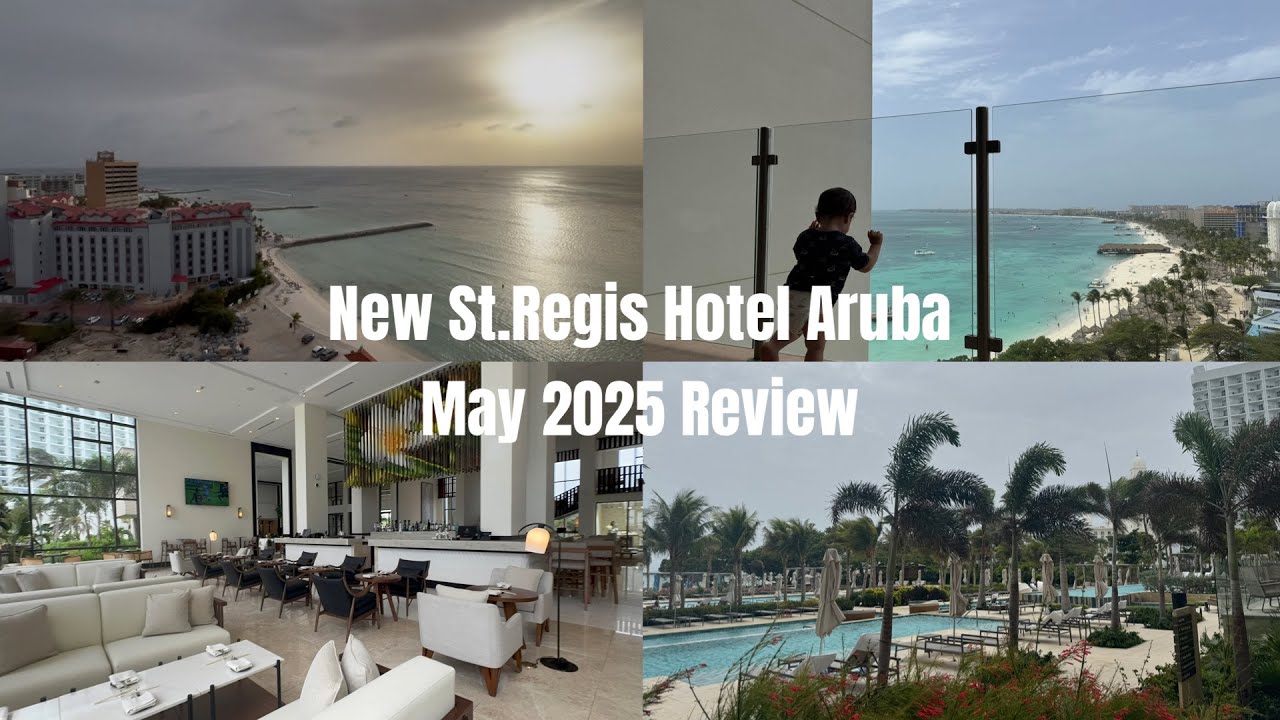 JFK➡️AUA🛬 New St. Regis Hotel Review🌴 4-Hour Flight With Toddlers - Aruba 2025 Part 1