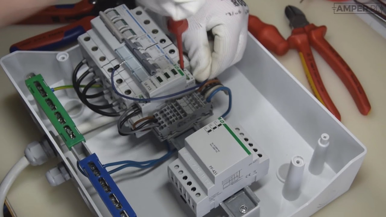 Video Poradnik Praktyka Elektryka - PF-431 Automatyczny przełącznik faz.