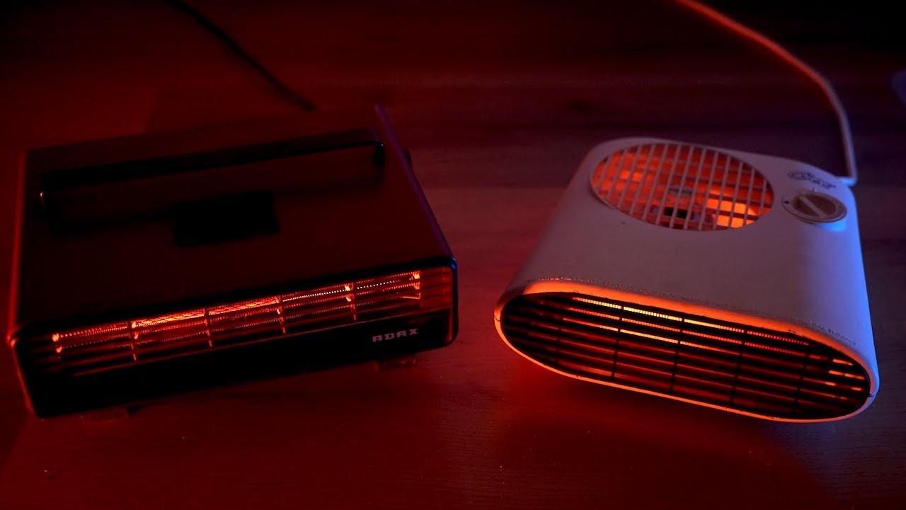 Gentle ASMR Fan Heater Sounds for Sleeping | Two Cozy Retro Heaters