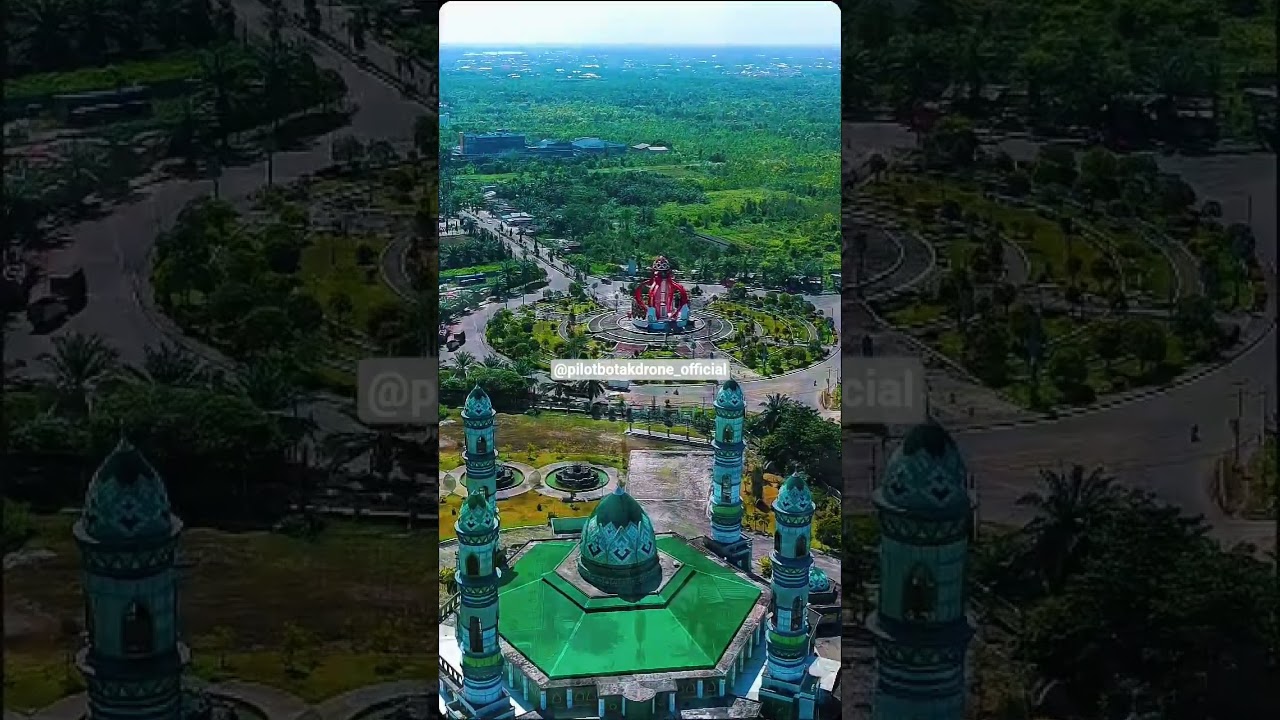 Tugu Perdamaian Sampit X Jenderal Sudirman Sampit #dronesampit #fimix8telemax #kotawaringintimur