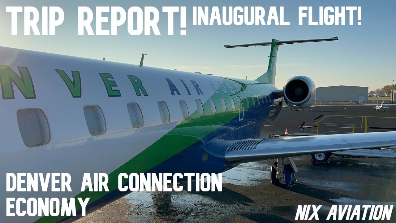 Denver Air Connection E145 Inaugural Trip Report