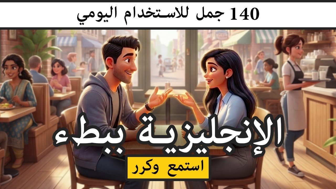 روتين أحمد في يوم عطلته - 140 عبارة إنجليزية للاستخدام اليومي! اللغة الإنجليزية الأساسية للمبتدئين!