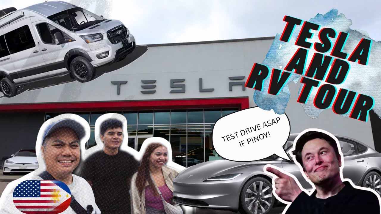 Tumingin kami ng TESLA at RV! ANG MAHAL!