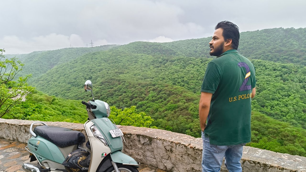 Second time in monsoon chulgiri Jain temple Most famous Temple of jaipur || Tea post in Malvia nagar