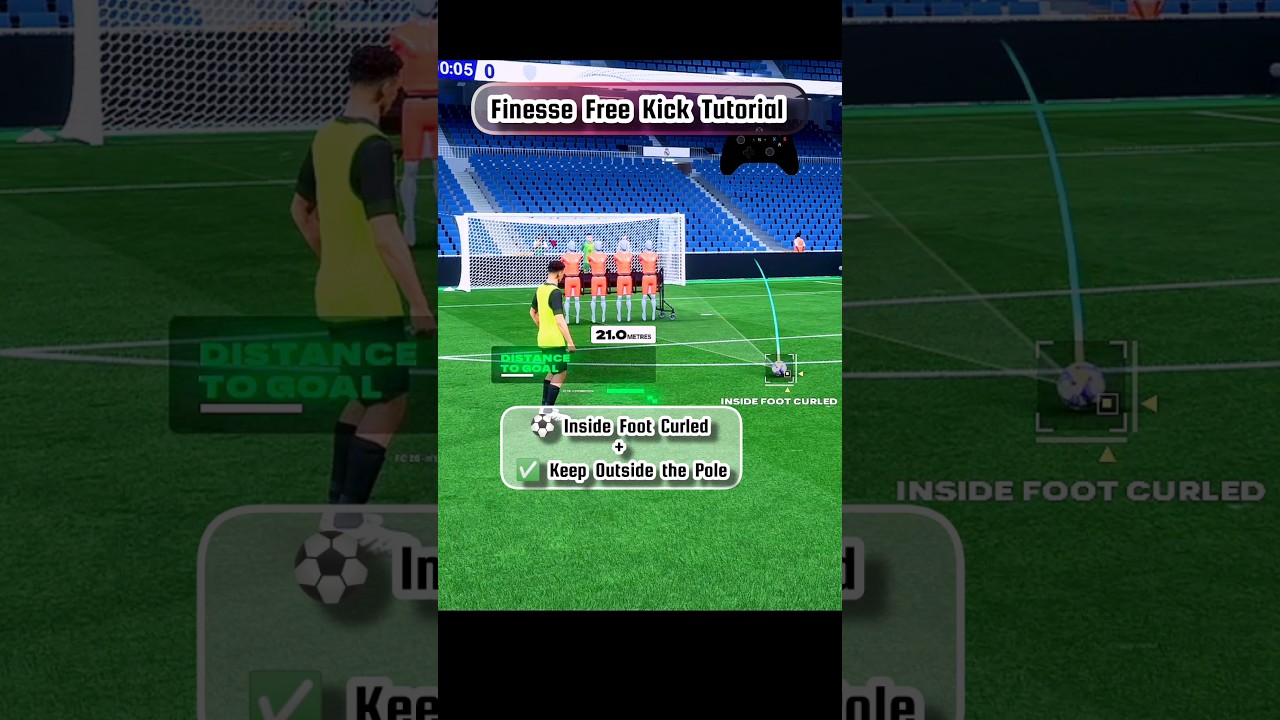 Best Free Kick Tutorial in FC 26 | Score Like a Pro Every Time! ⚽