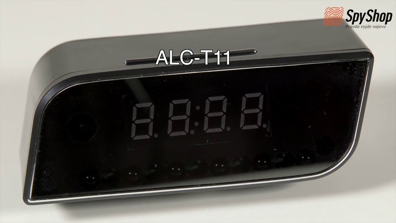 IP skrytá kamera v budíku s detektorem ALC-T11