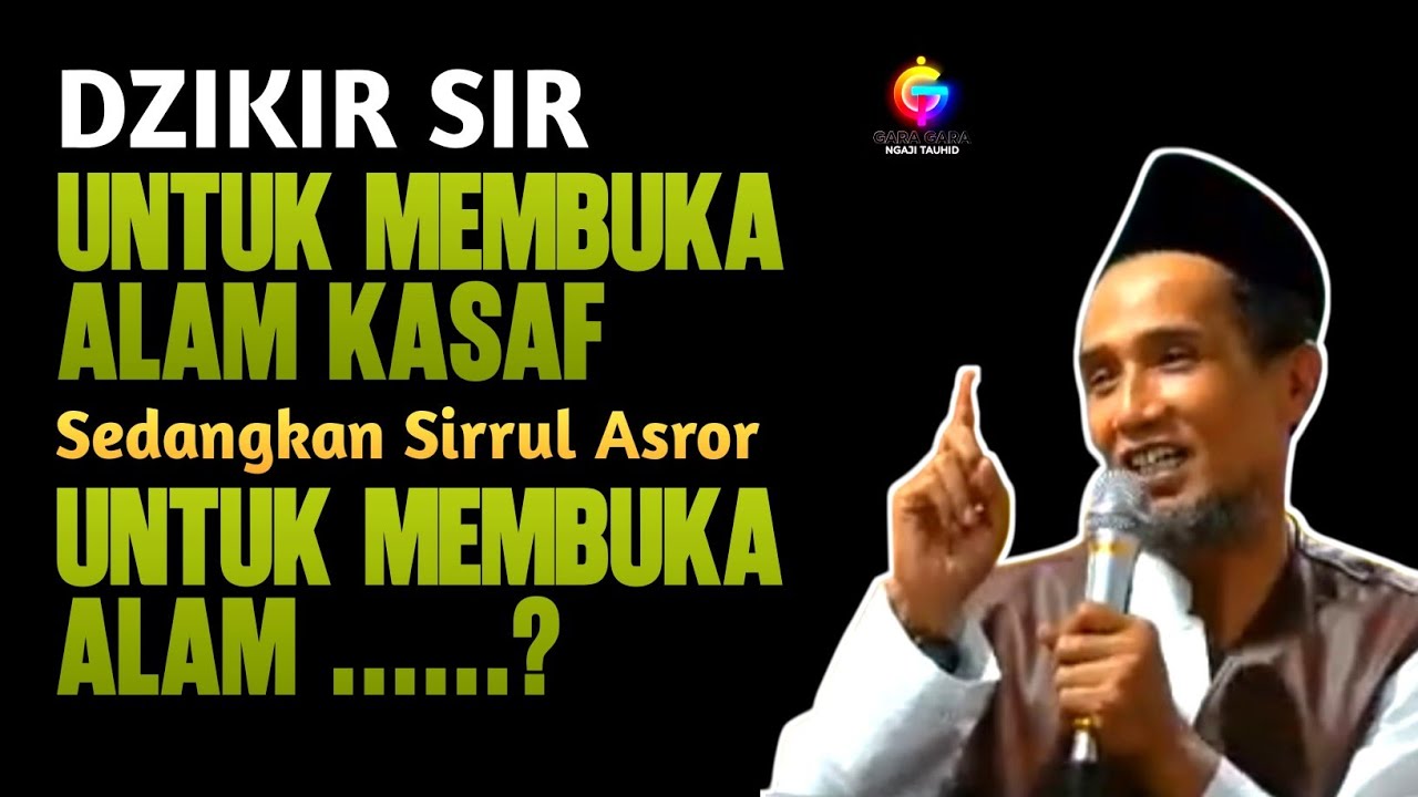 KH. Mukhlason Rosyid  | Banyak yang Tidak Tahu! Dzikir Sir Bisa Membuka Kasaf Tapi Juga Menjebak