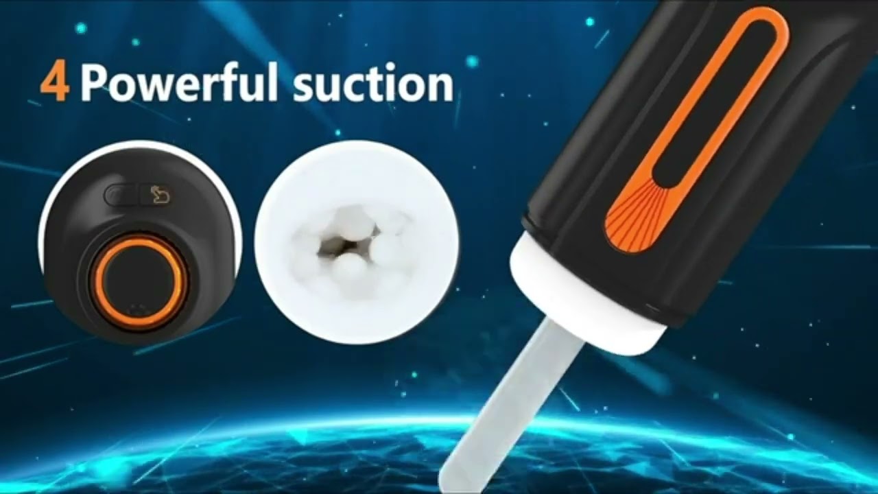 XT2 Auto Stroker 10 Stroking Vibrating 4 Sucking 42 °Heating Masturbator