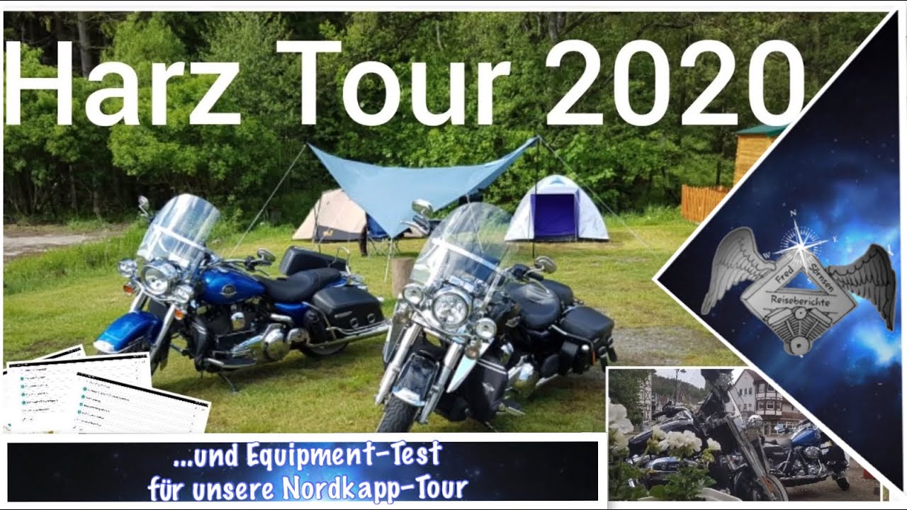 mit der Harley-Davidson in den Harz