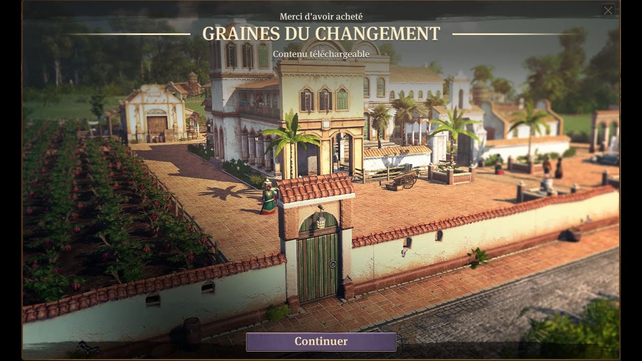 [FR] ANNO 1800 Pr&eacute;sentations du DLC 10 GRAINES DU CHANGEMENT