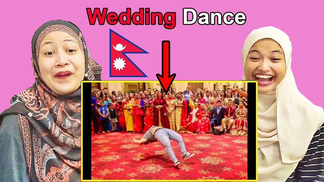 Cartoonz Crew dance performance at Nepali wedding reception | Malaysian Girl Reactions