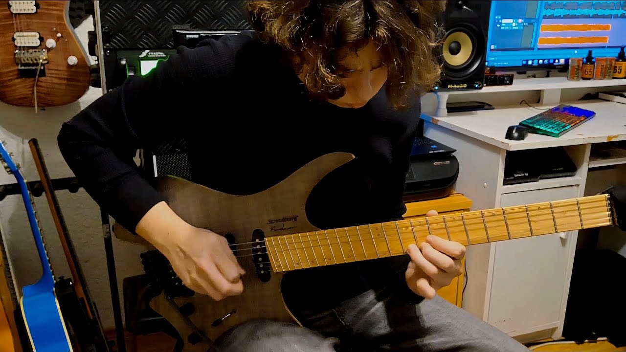 A little improvisation 🎸 #guitar #strandbergguitars #shred
