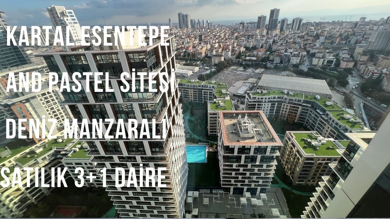 AND Pastel Sitesi Deniz Manzaralı 3+1 Satılık Daire