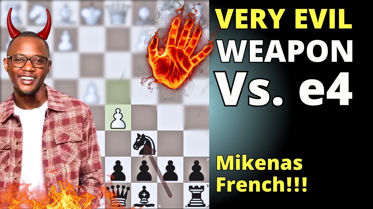 💪 Ungodly Chess Defense That Crushes Everyone | French-Mikenas