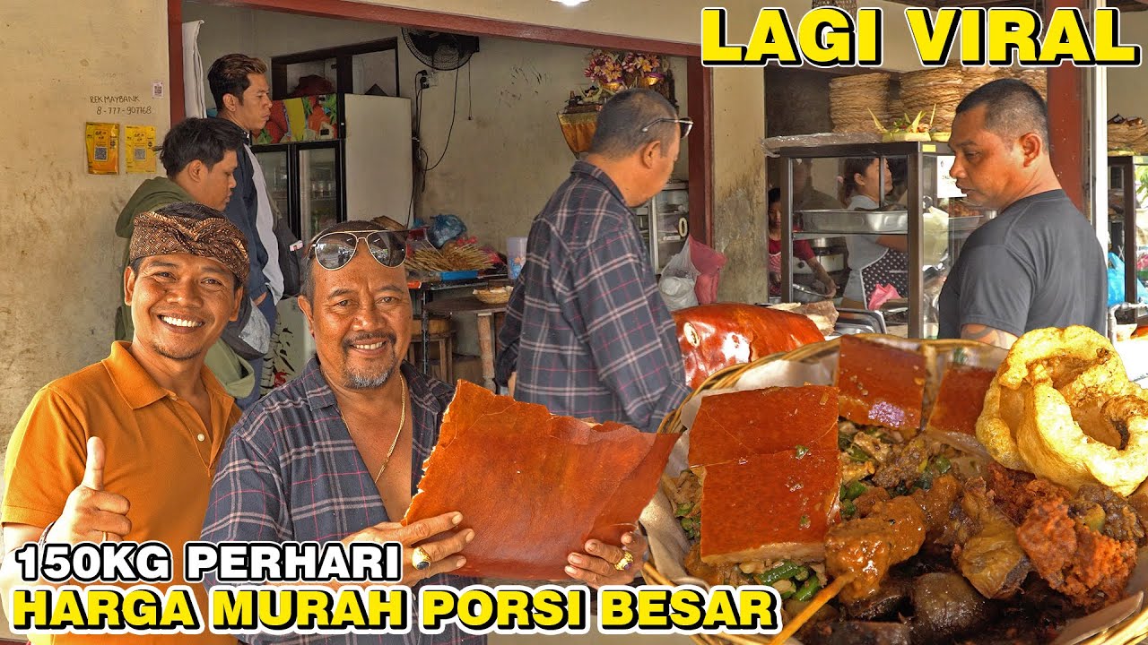 BAGUL HARGA MURAH PORSI MELIMPAH - WARUNG BABI GULING LAWAR PAK KONOK SIBANG