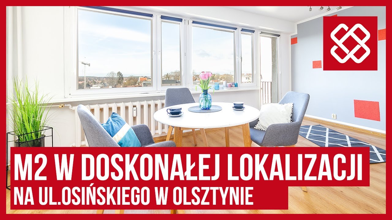 2 pokoje, Podgrodzie, Osińskiego 8, Olsztyn