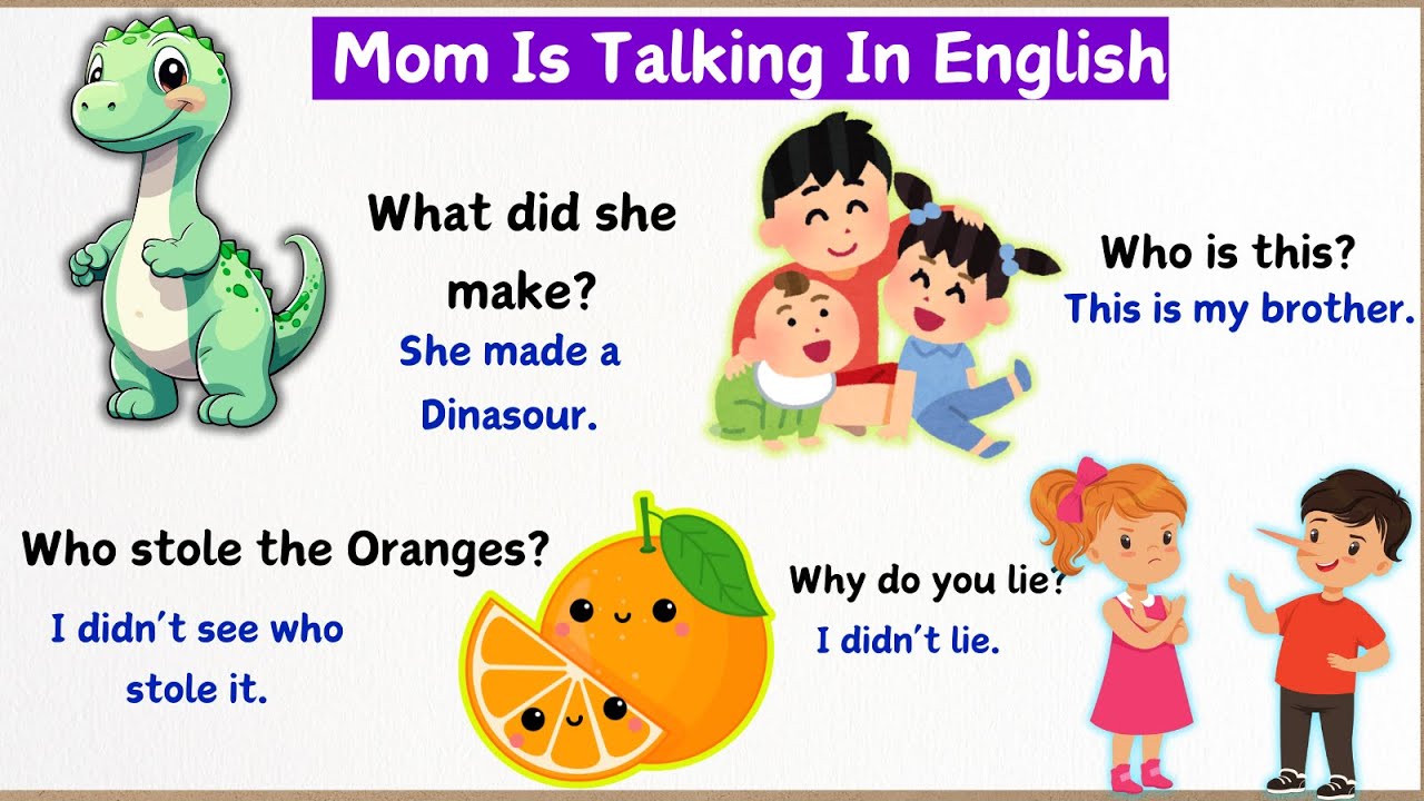 Speak English with Your Kid |Daily Parent Crash Course | Daily Conversation