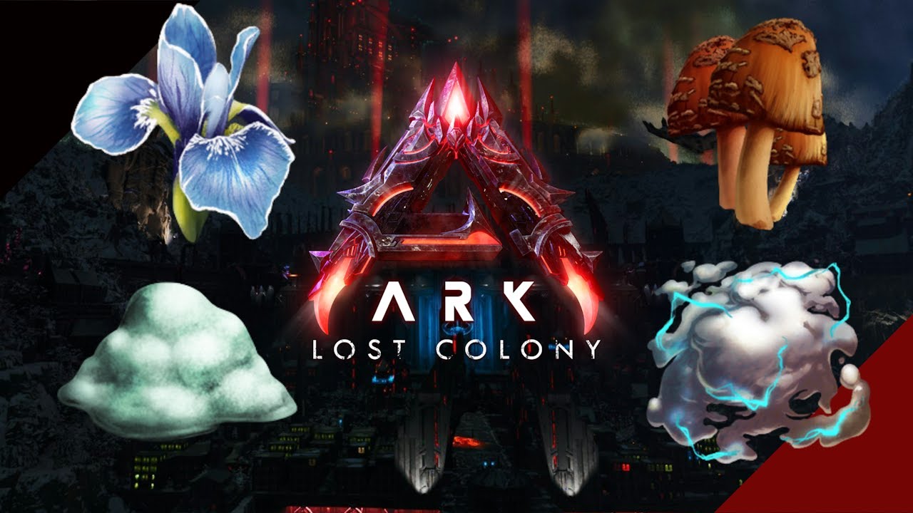Lost Colony Blind Playthrough ep 9 Rare Flowers/Mushrooms, Bio Toxin, & Organic Poly #ARKLostColony