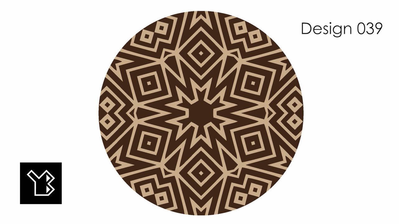 Vector Circular Designs created with Adobe Illustrator - video 3