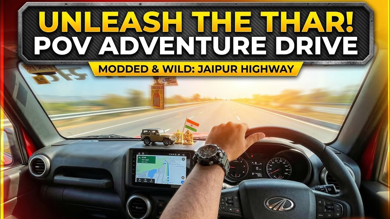 New Mahindra Thar POV Drive | Real Village Road Experience 🚙